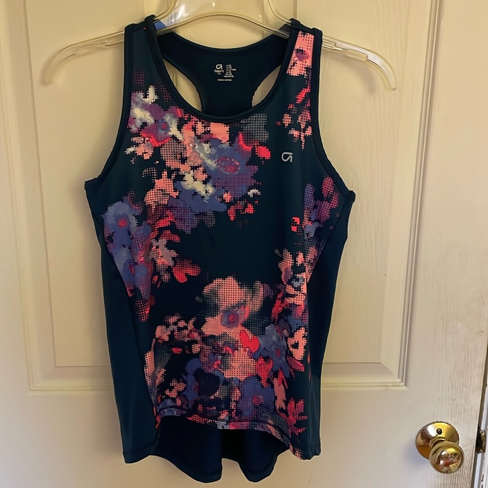Gap Fit Kids Floral Active Tank Top